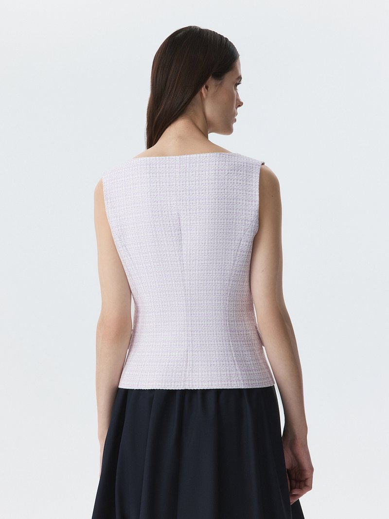 Жилет из твида