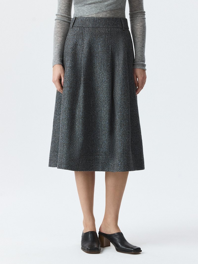 Юбка-миди из букле