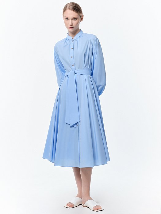 Платье-рубашка с поясом: фото №2