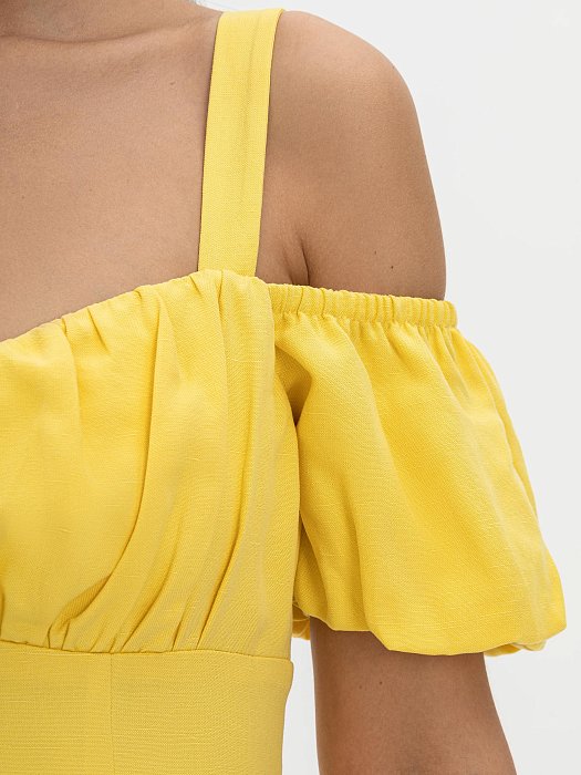 Платье с рукавами-фонариками: фото №4