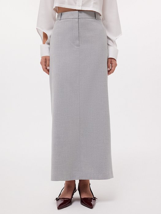 Юбка-макси прямого кроя: фото №2