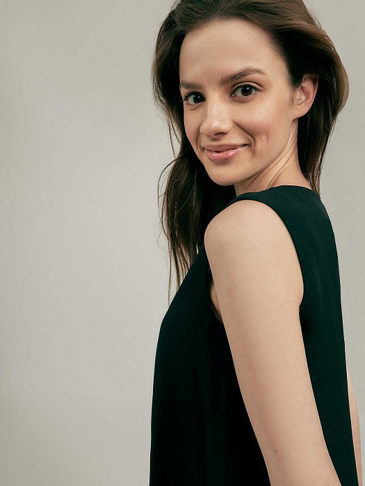 Двухслойный свободный топ: фото №3