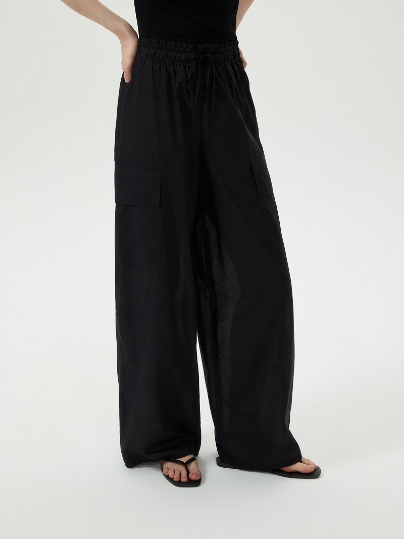 Брюки-карго из хлопка