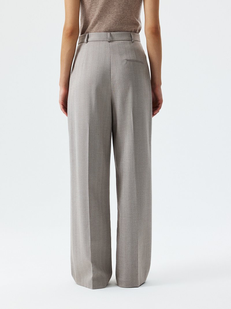 Широкие брюки с шерстью (Р158)