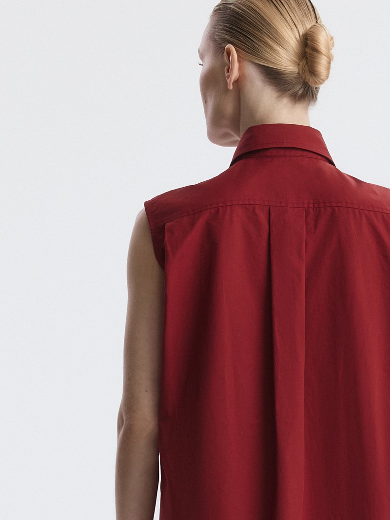 Платье-миди из 100% хлопка