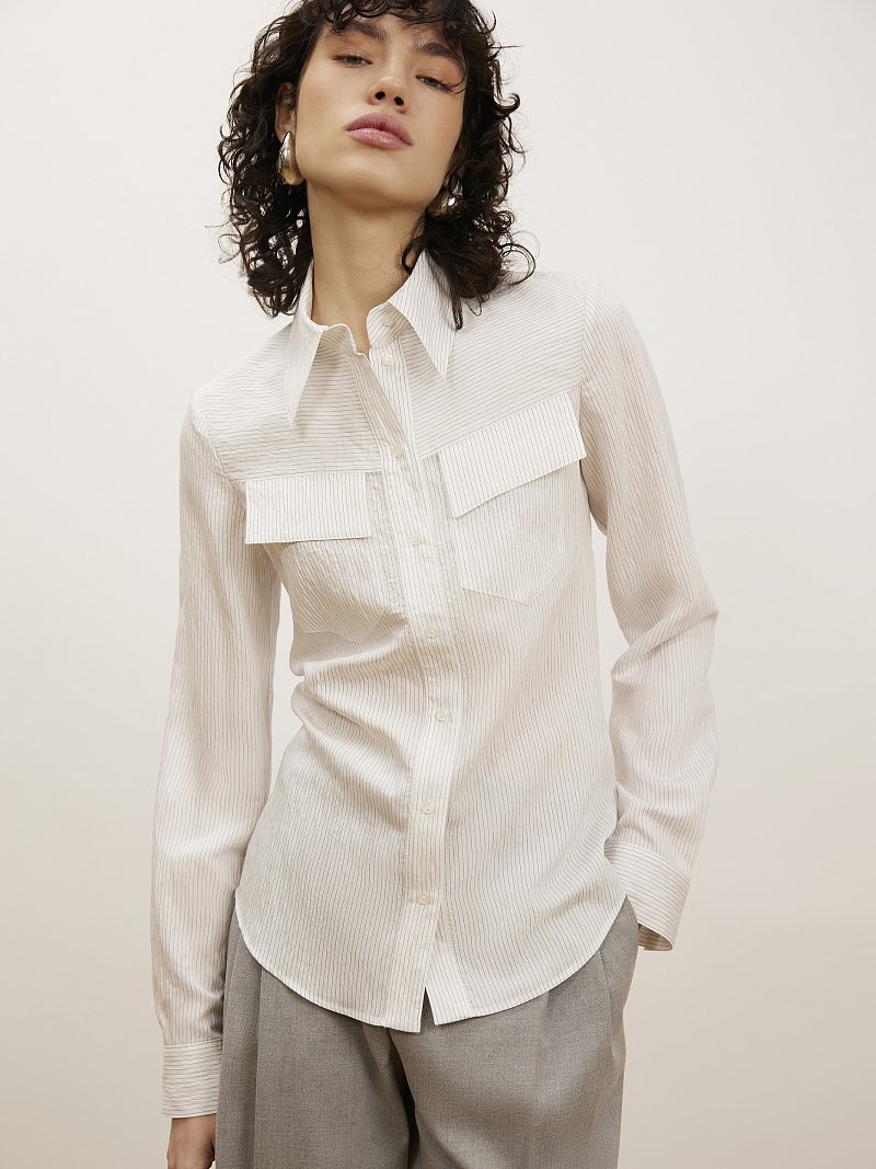 Рубашка в полоску