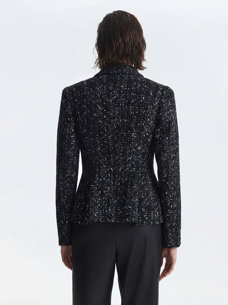 Твидовый жакет с хлопком