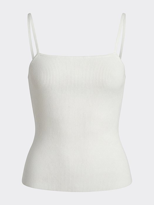 Трикотажный топ на бретелях: фото №7