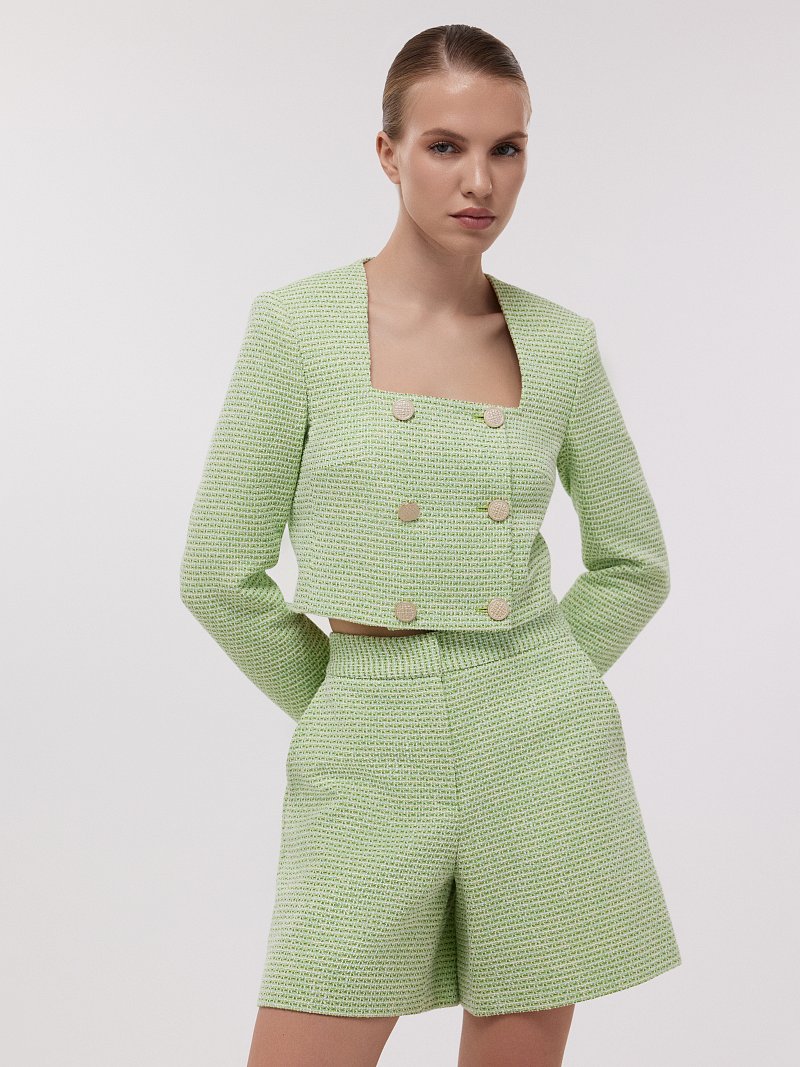 Твидовые шорты