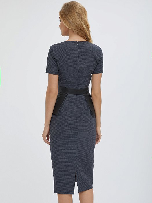 Платье с двусторонней баской: фото №4