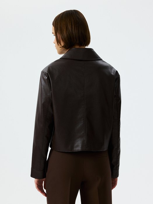 Куртка из искусственной кожи: фото №4
