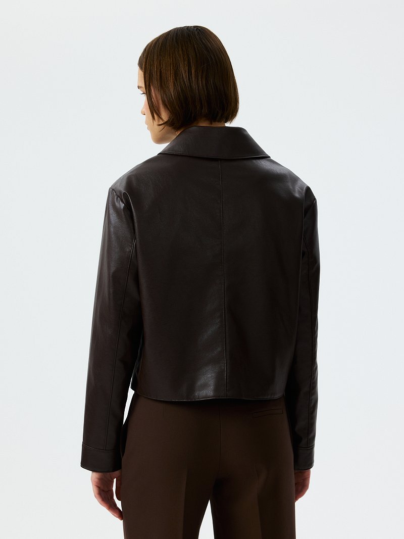 Куртка из искусственной кожи