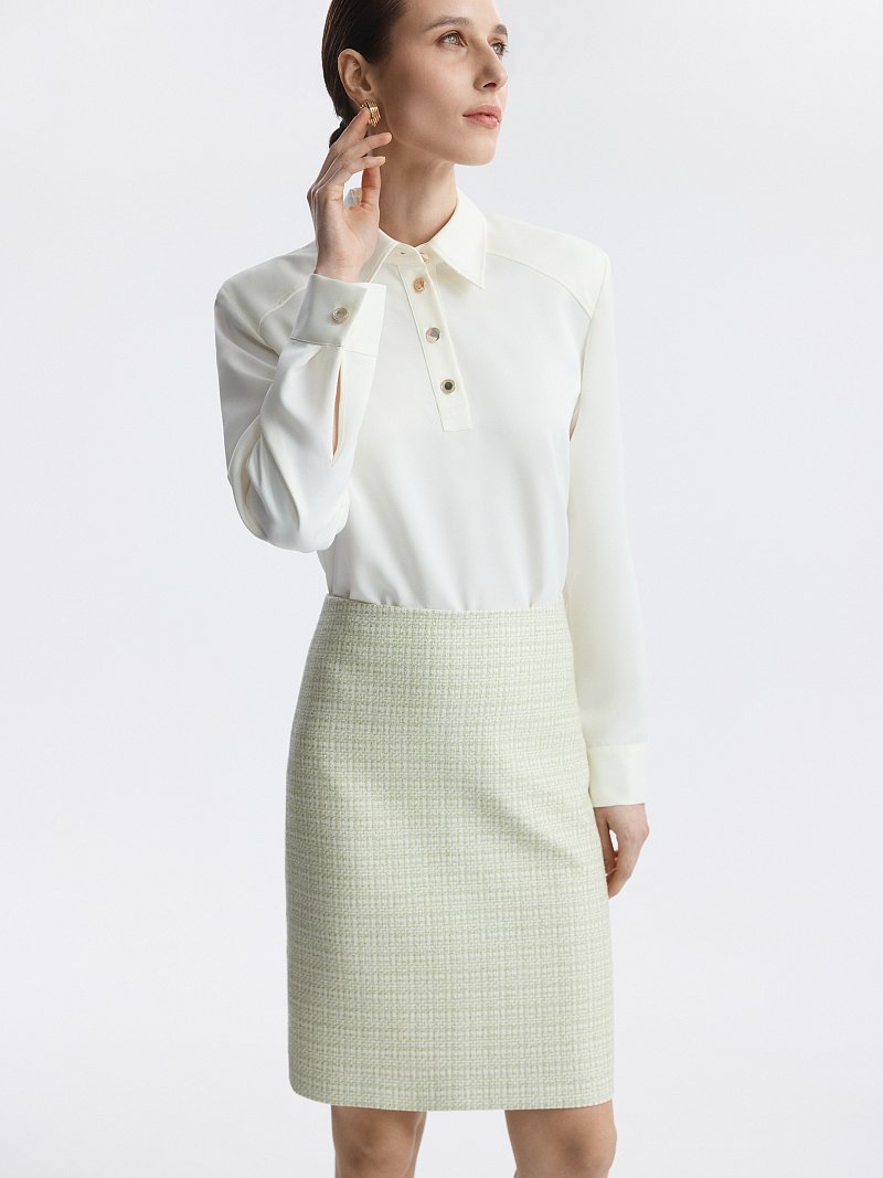 Мини-юбка из твида