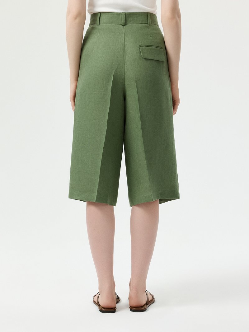 Бермуды из 100% льна