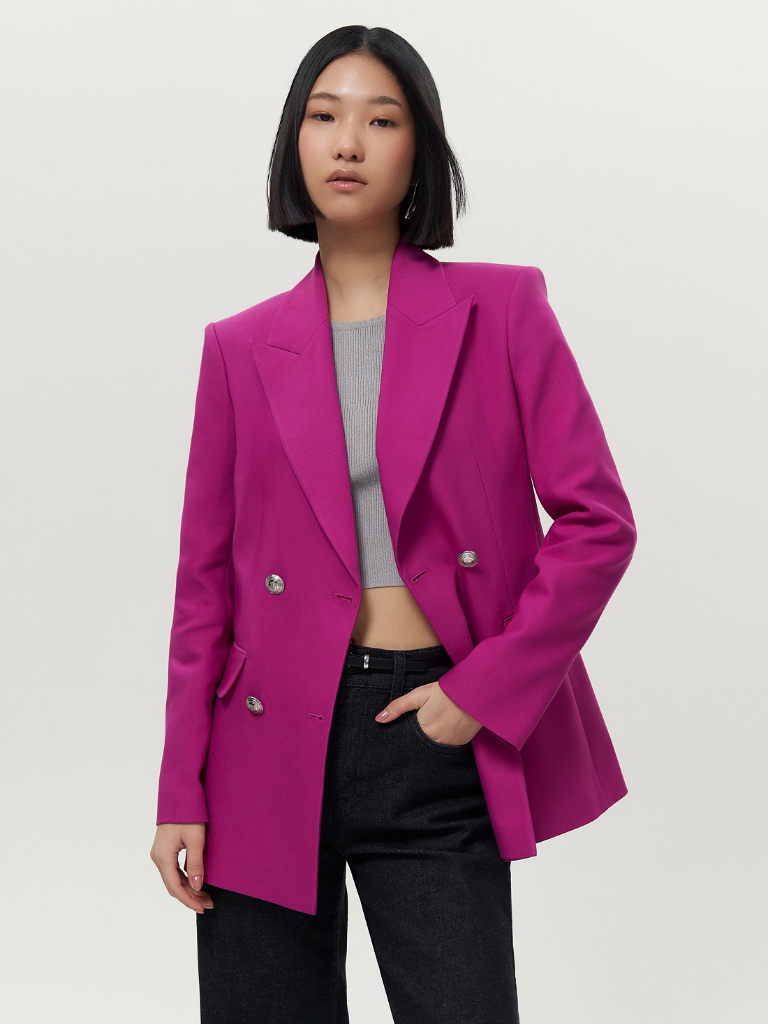 Двубортный жакет (Р158): фото №1