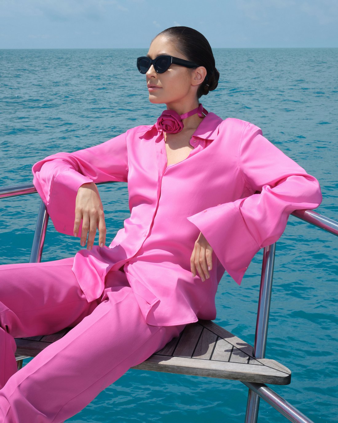 Атласная блуза: фото №1