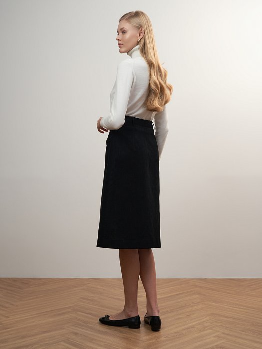 Вельветовая юбка: фото №6