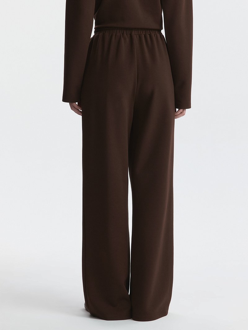 Трикотажные брюки на кулиске