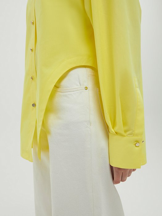 Рубашка с асимметричным низом: фото №7