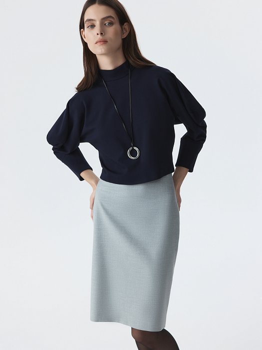 Зауженная юбка-мини: фото №2