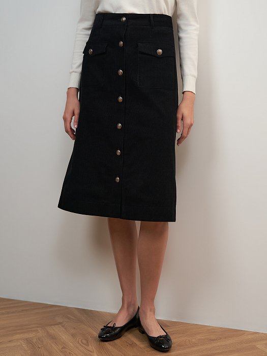 Вельветовая юбка: фото №3