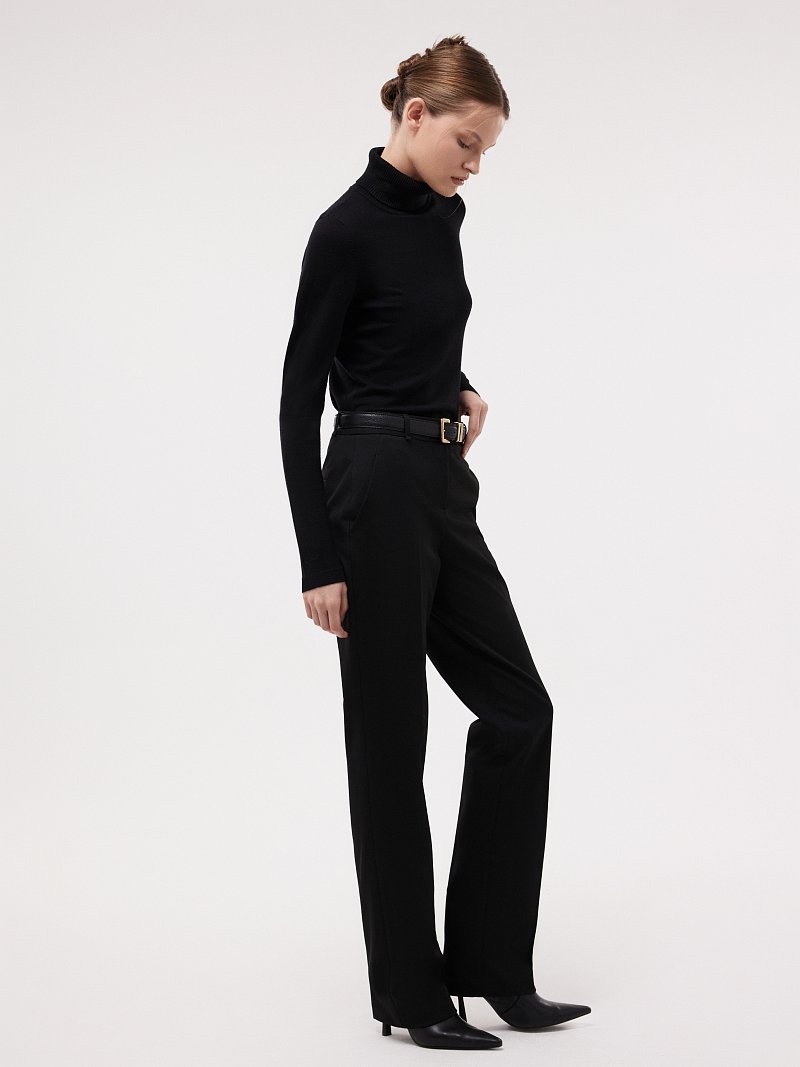 Прямые брюки со стрелками 