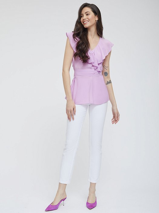 Блуза с запахом без рукавов
: фото №2