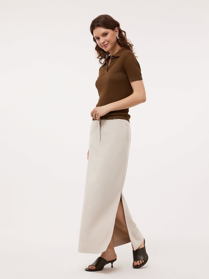 Юбка-макси с разрезами