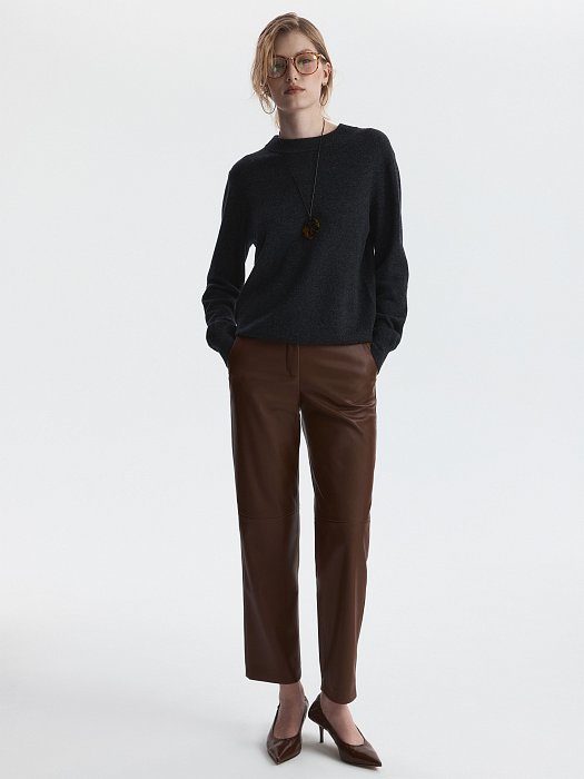 Брюки из искусственной кожи: фото №7