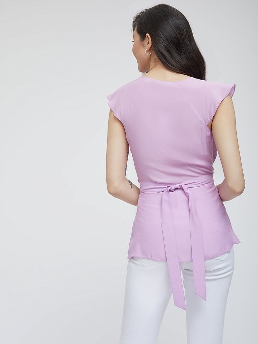 Блуза с запахом без рукавов
: фото №6