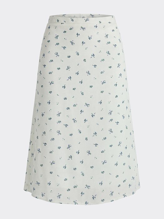 Атласная юбка в цветочек: фото №7