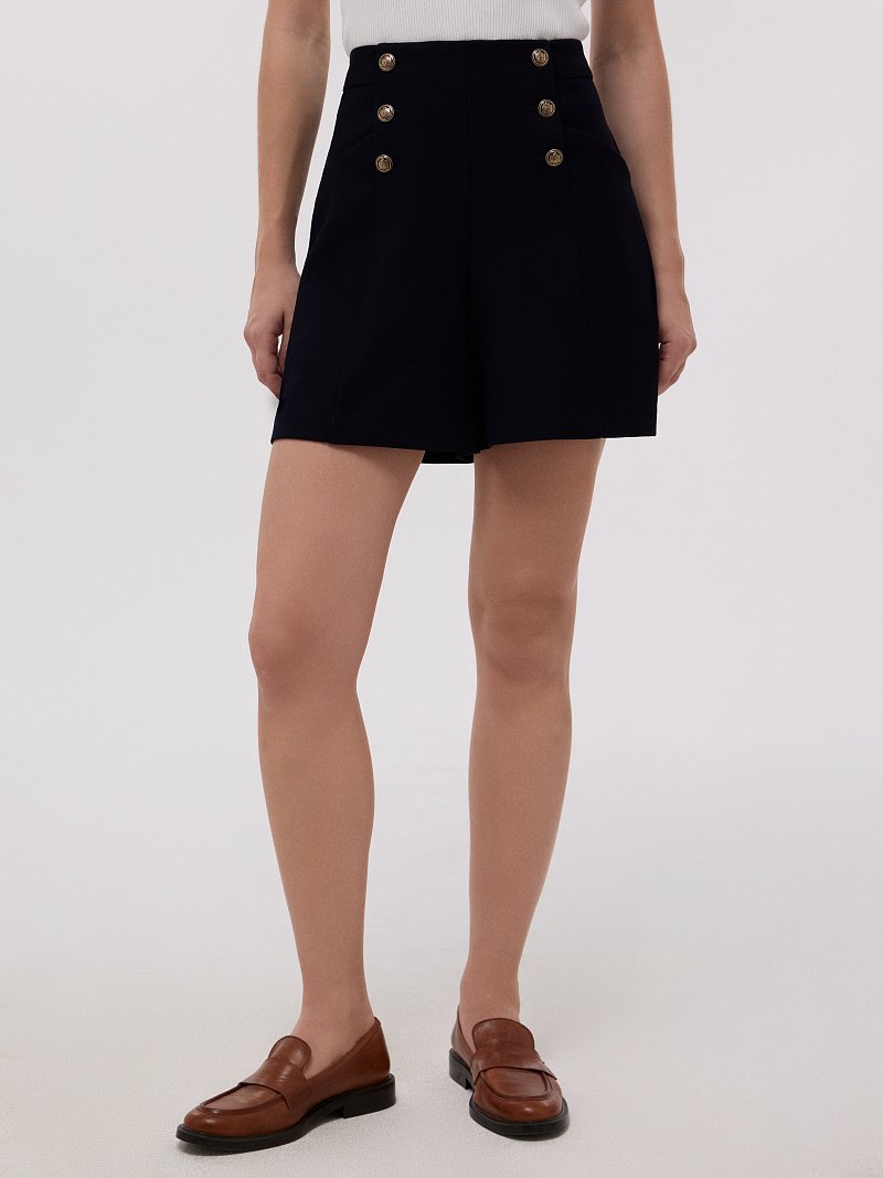 Шорты с высокой посадкой 