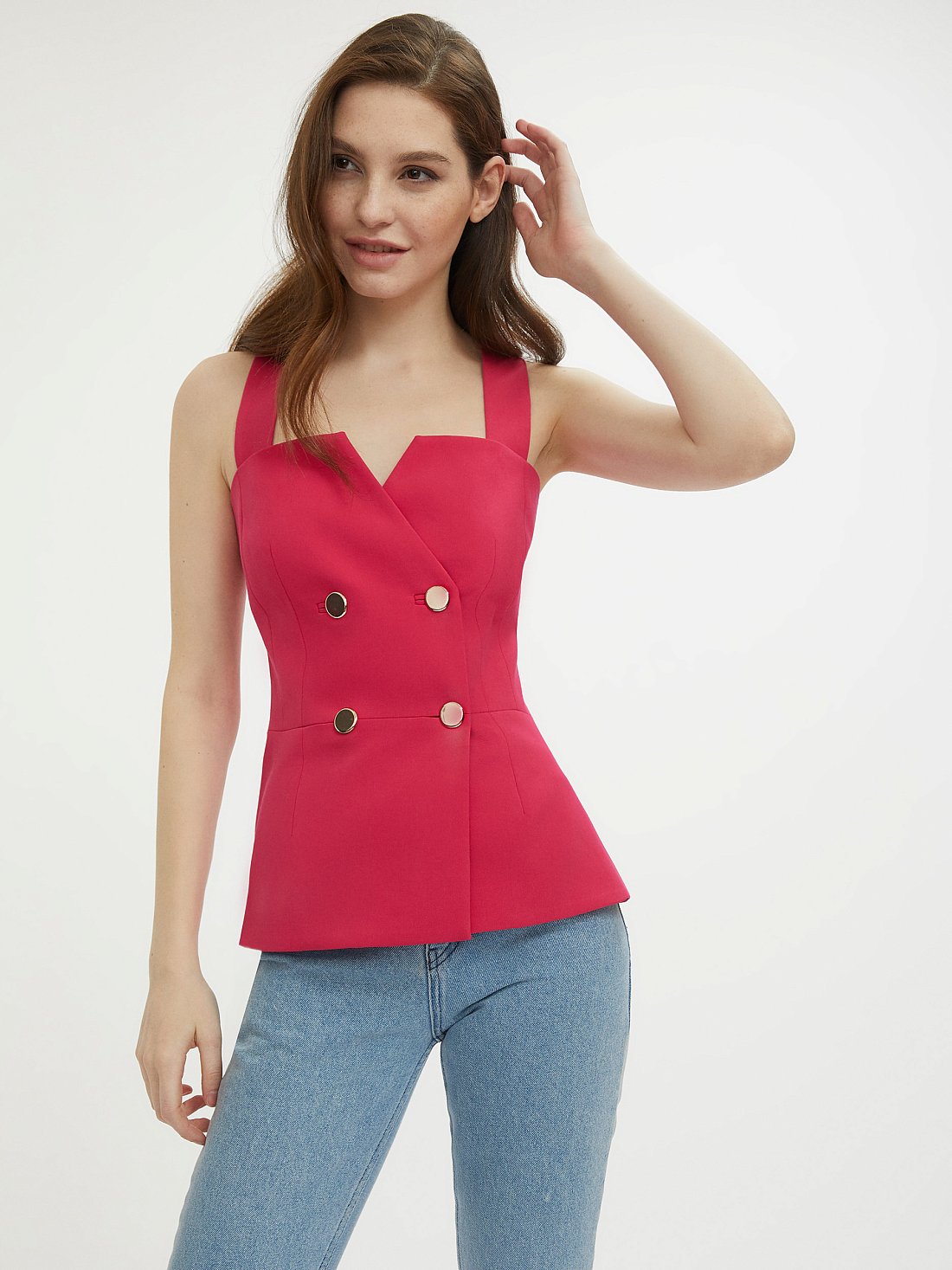 Жилет со съемными бретелями: фото №1