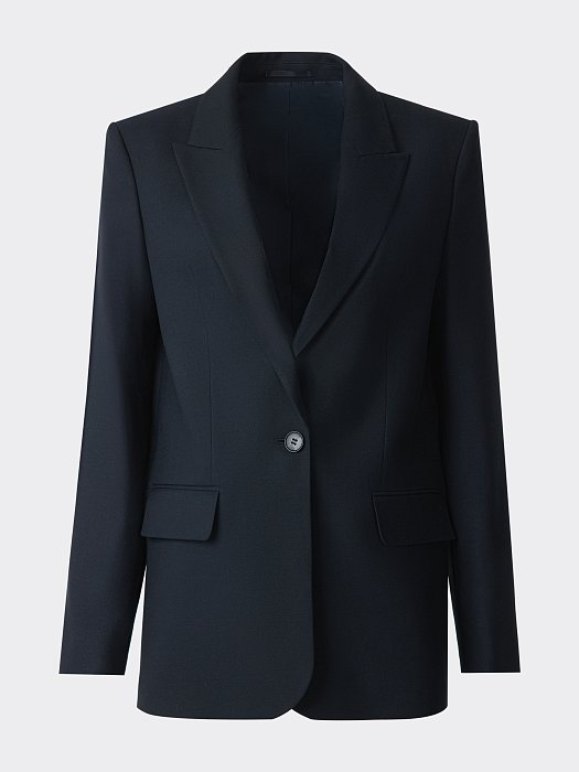 Прямой однобортный жакет: фото №7