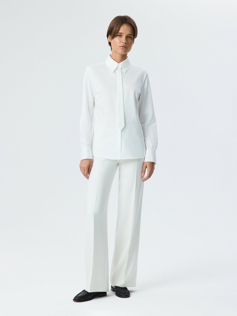 Рубашка со съемным галстуком