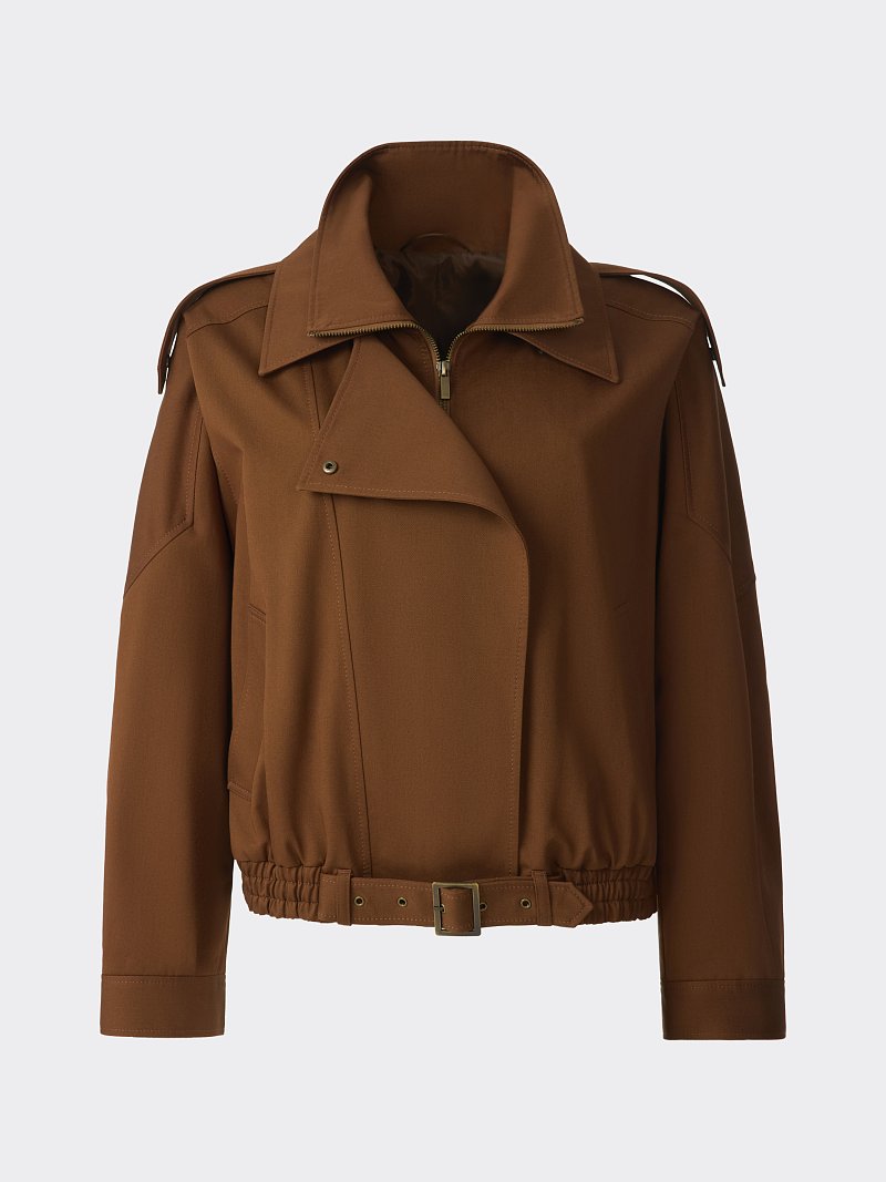 Объемная куртка из хлопка