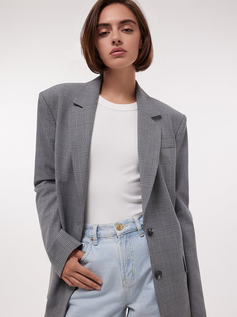 Прямой жакет 