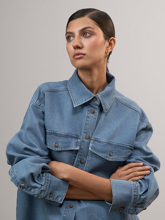 Джинсовая рубашка: фото №6