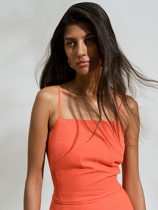 Сарафан на тонких бретелях: фото №5