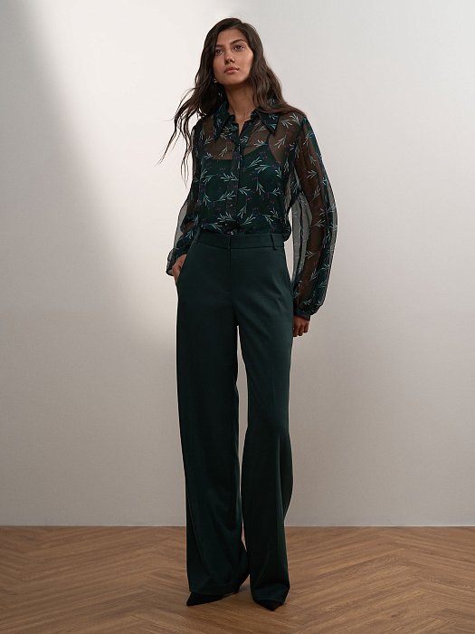 Блуза из шифона с принтом: фото №3