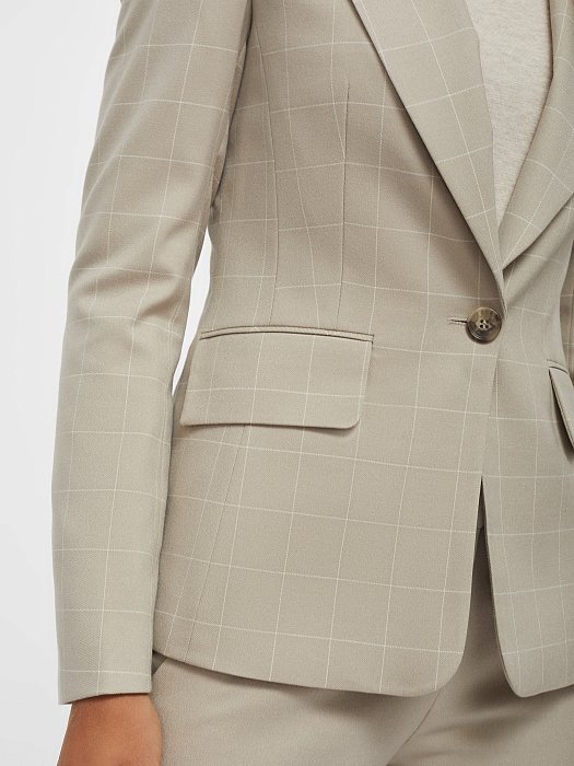 Жакет в клетку: фото №3