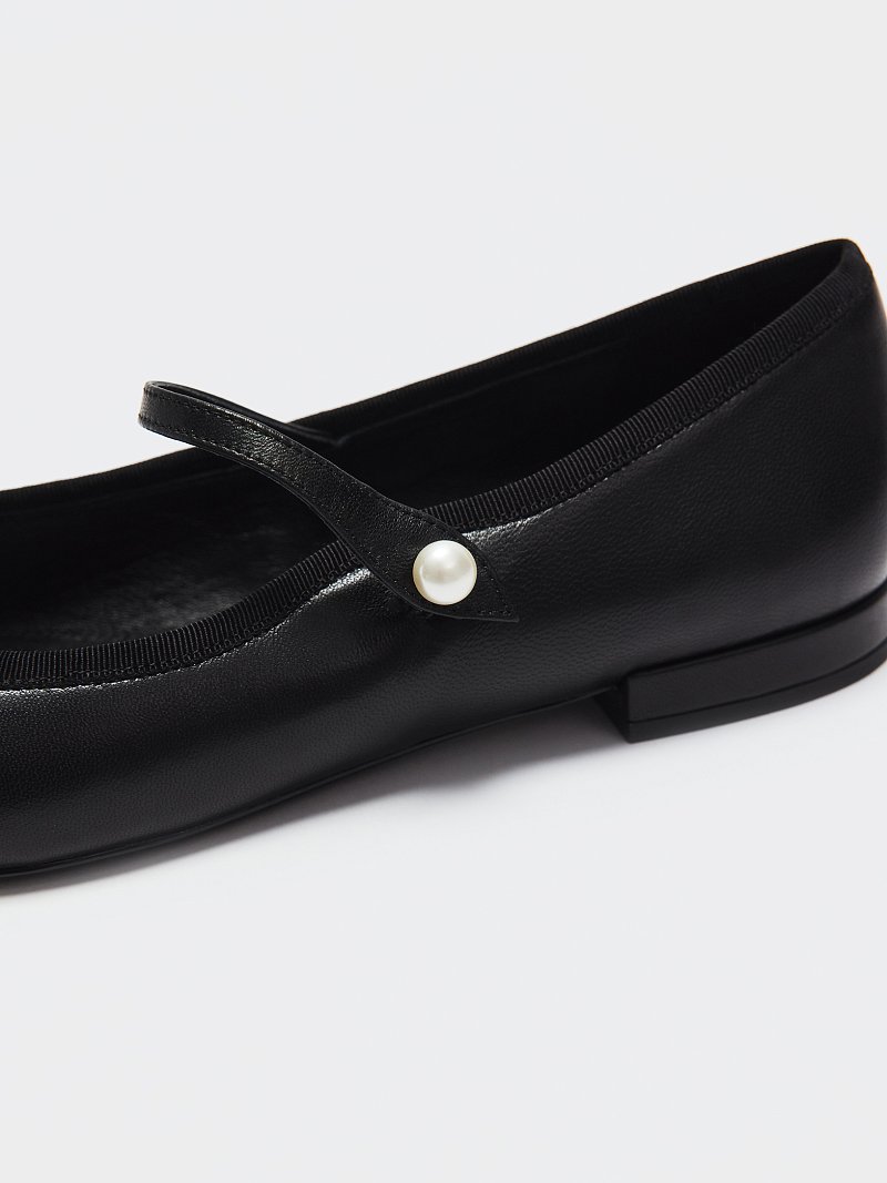 Балетки из натуральной кожи