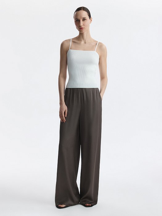 Трикотажный топ на бретелях: фото №2