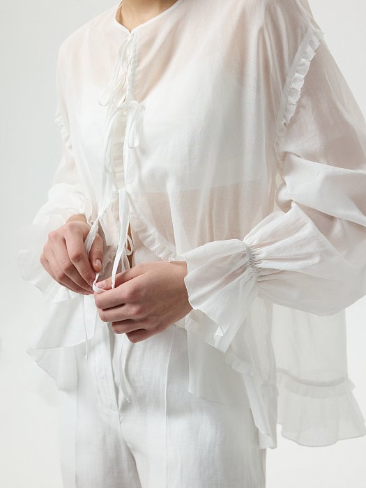 Блуза с топом: фото №2