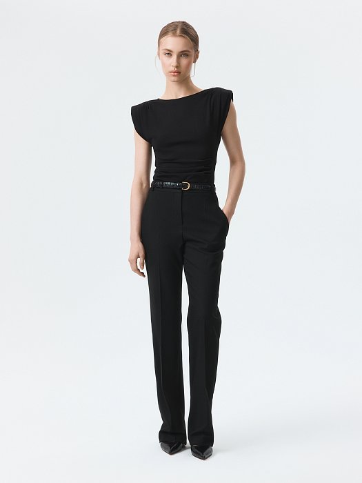 Удлиненные брюки со стрелками: фото №6