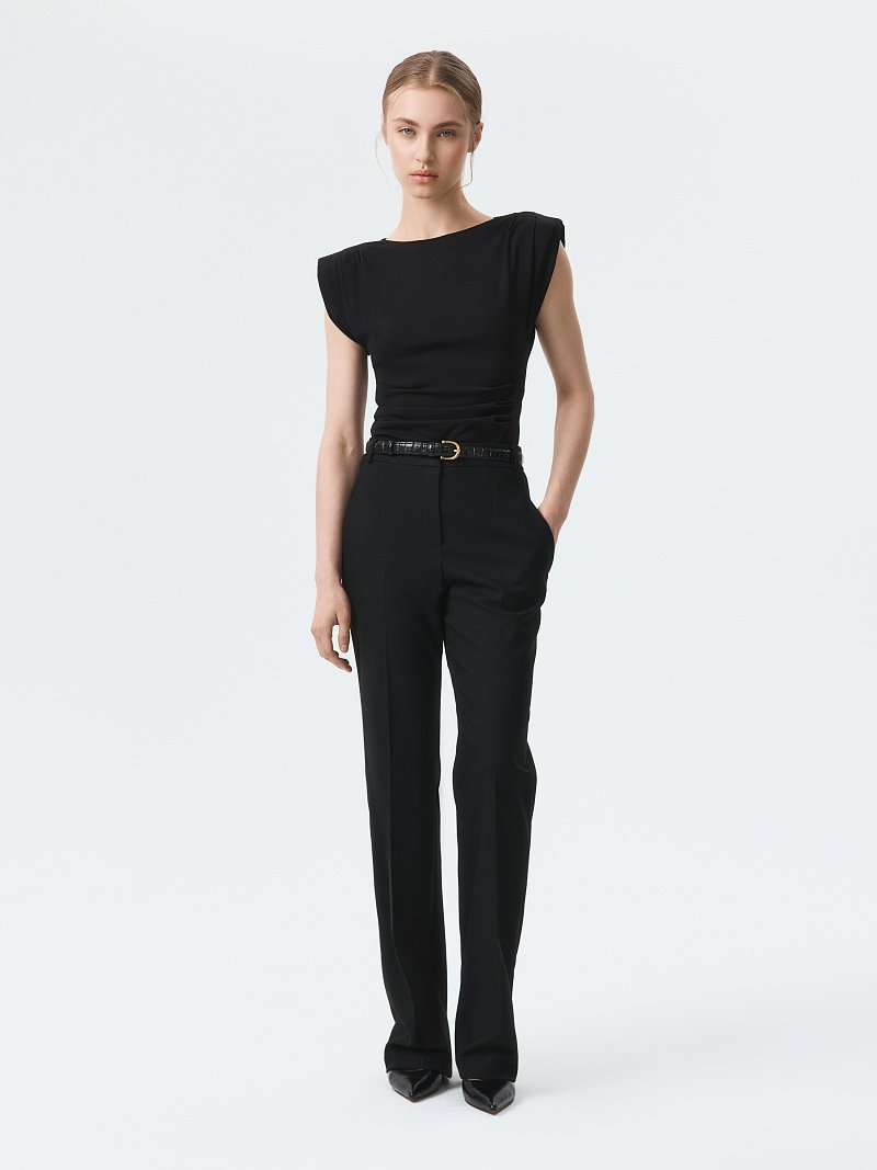 Удлиненные брюки со стрелками