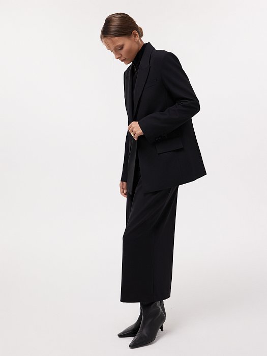 Удлиненный жакет на пуговице (Р158): фото №2
