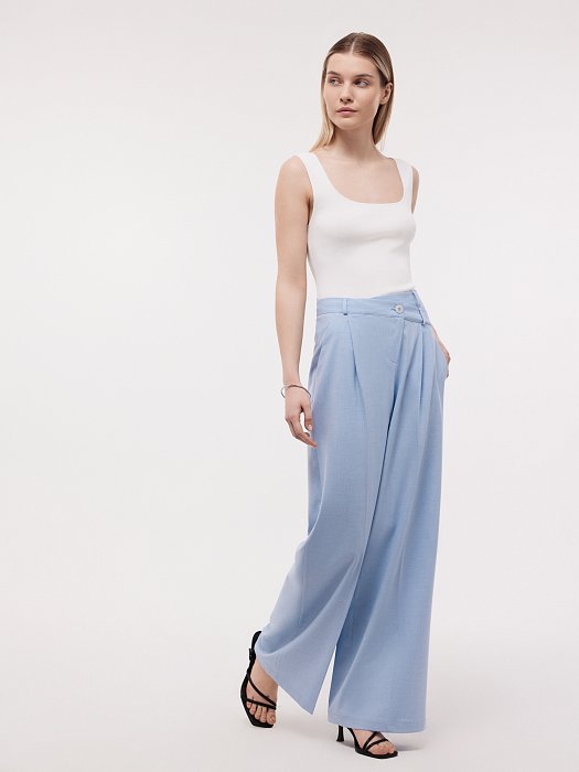 Брюки с асимметричным поясом: фото №2