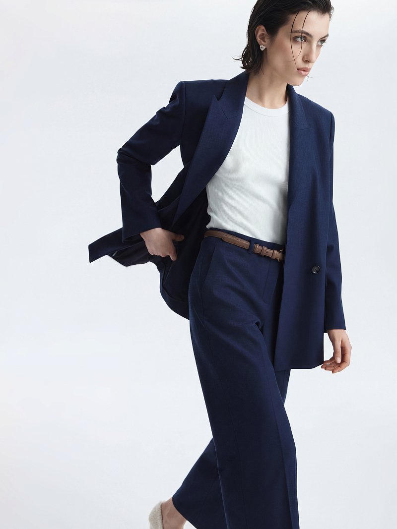 Брюки с высокой посадкой (Р158)