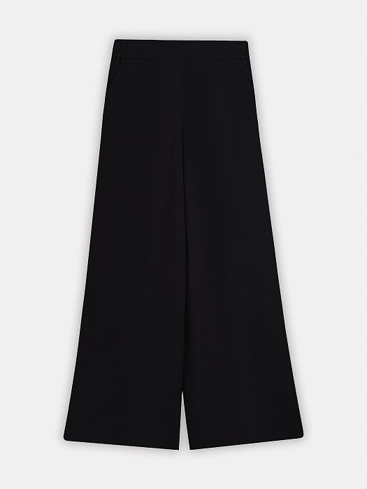 Широкие брюки на резинке: фото №5